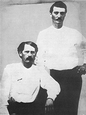 Wyatt Earp und Bat Masterson 1876