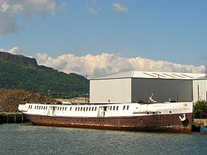 'SS Nomadic' at Barnett Dock, Belfast - geograph.org.uk - 874430