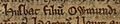 Óspakr Ǫgmundarson (British Library MS Cotton Julius A VII, folio 44v) 1