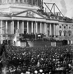 Abraham Lincoln inauguration 1861