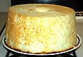 Angel food cake texture