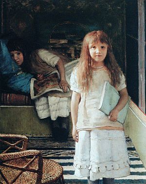 Anna Alma Tadema (1864-1940) and Laurense Alma Tadema (1865-1940), by Lawrence Alma-Tadema