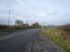 B6043 Junction with A619 at Whitwell Common.jpg
