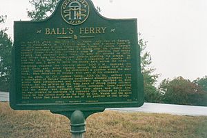 Ball's Ferry Landing has been designated as a site on the March to the Sea Heritage Trail.