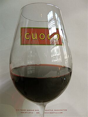 Barbera in glass. Probably needs to be cropped