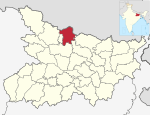Bihar district location map Sitamarhi.svg