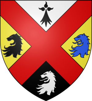 Blason ville fr Plounévez-Lochrist (Finistere)