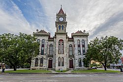 The Bosque County Courthouse in Meridian