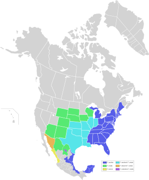 Box turtle distribution map 2