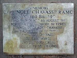 Bromsgrove cemetery Chavasse family 7 Noel