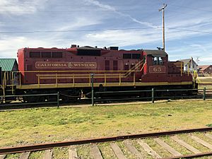 California Western locomotive GP9 65