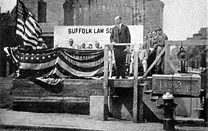 Calvin Coolidge at Suffolk Law School