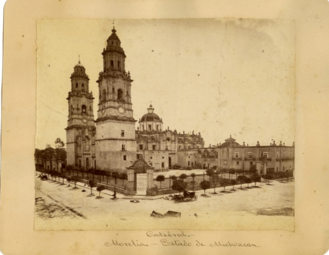 Cathedral of Morelia in 1901 (cropped)