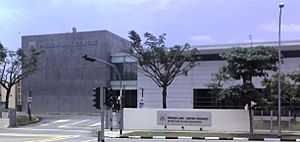 The Prison Link Centre of the Changi Prison Complex in Changi, Singapore.