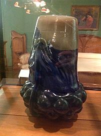 Chardon vase by Emile Galle (MAD)