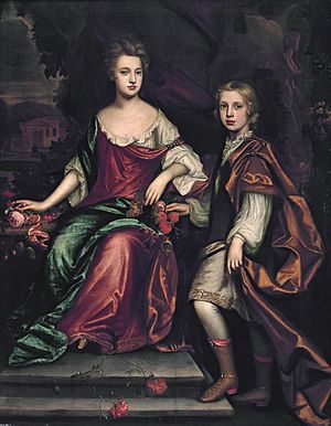 Charles Bertie (1678-1730) and his sister Elizabeth Bertie (1675-1738), later Lady Fitzwalter, by circle of Thomas Murray