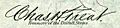 Charles Henry Treat (Engraved Signature)