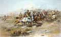 Charles Marion Russell - The Custer Fight (1903)