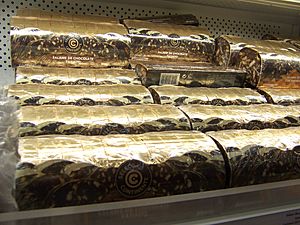 Chocolate salami in Portugal