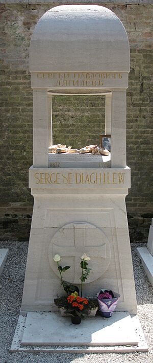 Cimitero di San Michele in Isola - Tomba di Sergej Djagilev