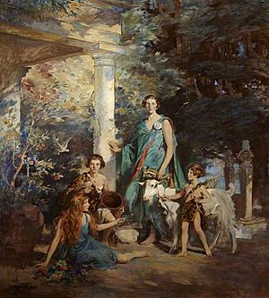 Circe and the Sirens,' A Group Portrait of the Honourable Edith Chaplin (1878–1959), Marchioness of Londonderry, and Her Three Youngest Daughters