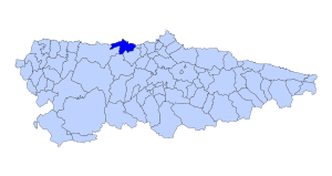 Location of Cudillero