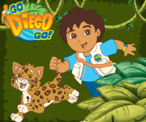 Diego with Baby Jaguar