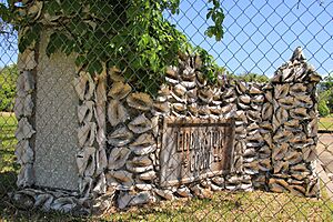 Eddingston court conch shell gate