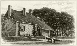Engraving Washington's Headquarters Newburgh NY