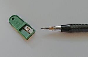 Faber-Castell TK lead sharpener and 2 mm pencil lead