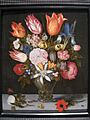 Flowers in a Glass by Ambrosius Bosschaert the Elder