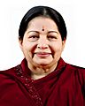 Former Chief Minister of Tamil Nadu J Jayalalithaa in 2011