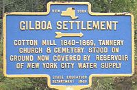 Gilboa New York historical sign cropped