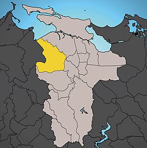 Location of Gobernador Piñero shown in yellow.