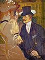 Henri de Toulouse-Lautrec, The Englishman at the Moulin Rouge, 1892