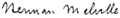 Herman Melville signature