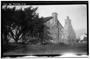 Historic American Buildings Survey, Bartlett Cocke, Photographer March 10, 1934 VIEW FROM EAST. - John Peter Tatsch House, 210 North Bowie Street, Fredericksburg, Gillespie HABS TEX,86-FREBU,3-2
