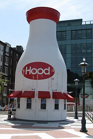 Hood Milk Bottle