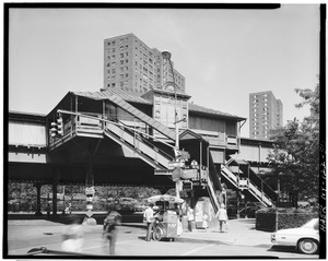 JACKSON AVENUE (BRONX) ELEVATED STATION. - Interborough Rapid Transit Subway (Original Line), New York, New York County, NY HAER NY,31-NEYO,86-50.tif