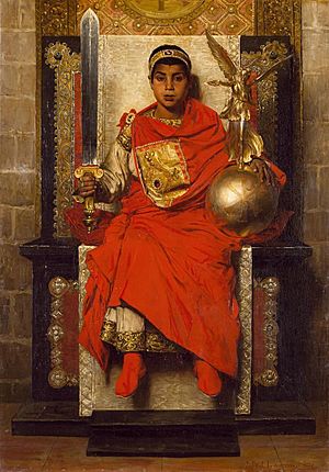 Jean-Paul Laurens - The Byzantine Emperor Honorius - 1880