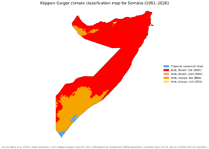 Koppen-Geiger Map v2 SOM 1991–2020