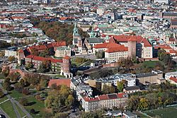 Krakow - Wawel from balloon - 1