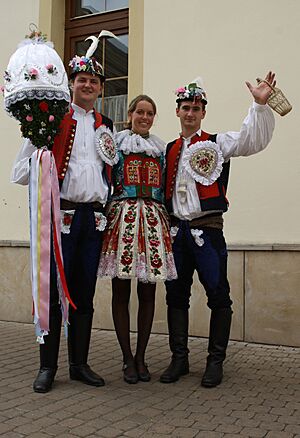 Kroj Dolní Němčí - svobodní s velkým právem
