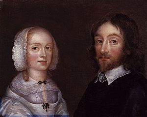 Lady Dorothy Browne (née Mileham); Sir Thomas Browne by Joan Carlile