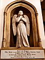 Leatherhead, St Mary & St Nicholas, Angel monument in chancel