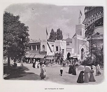 Les pavillons du Maroc, Exposition Universelle 1900