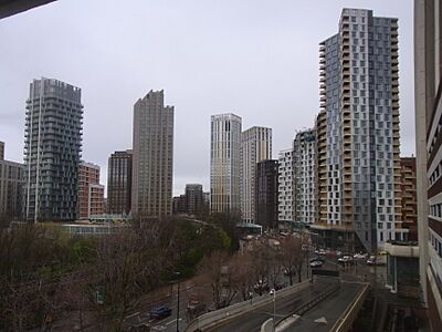 Lewisham Gateway skyline 27.03.2024