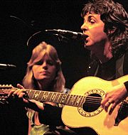 Linda McCartney and husband Paul 1976