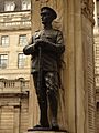 London Troops memorial, Infantry figure
