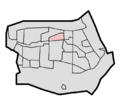 Location of Bijdorp district in Barendrecht